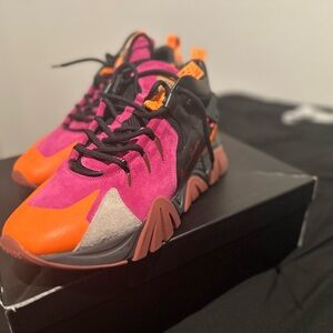 Authentic Versace Pink and Orange Shoes